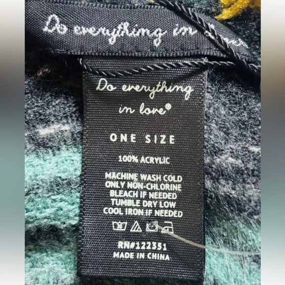 Do Everything In Love Southwest Stripe Long Kimono Duster One Size Colorful - Picture 3 of 7